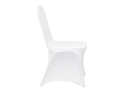 Fundas de Silla Cubierta SucceBuy 50 Piezas, Cubierta Fundas de Silla Boda, Blanco, para Banquete