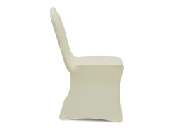 Fundas elásticas para sillas color crema 100 unidades ES703786