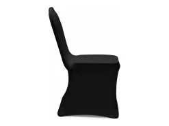 Fundas elásticas para silla negras 100 unidades ES831831