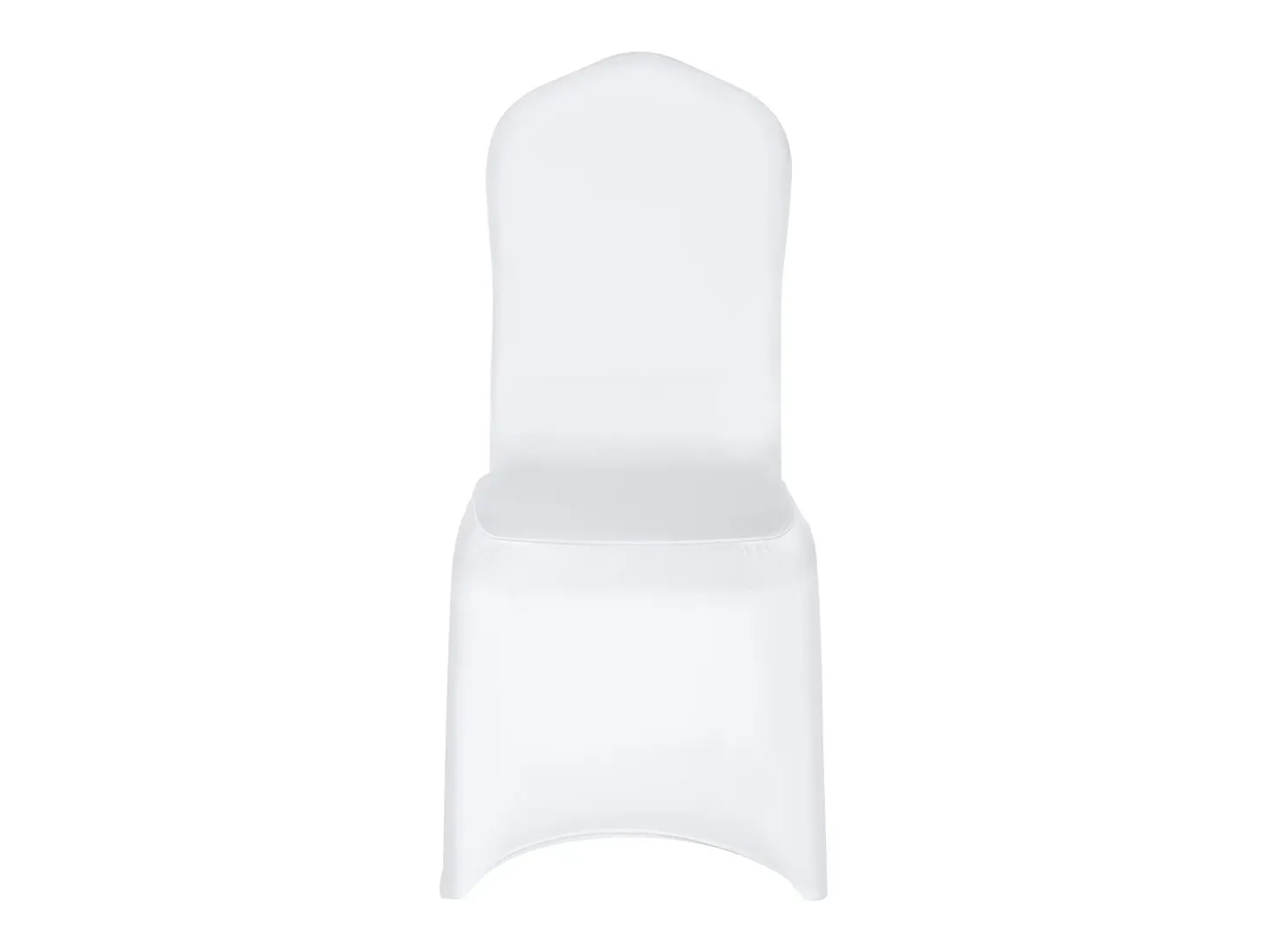 Fundas para Sillas SucceBuy Lote de 100 Fundas para Sillas Plegables de Elastano Extensible Blancas para Bodas y Fiestas