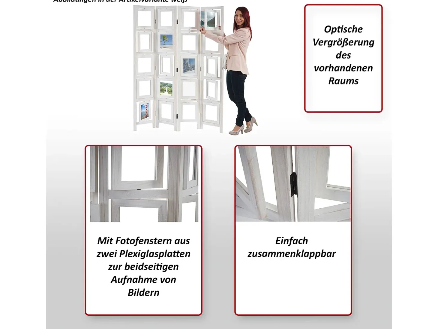Galería de imágenes de pantalla II, blanco