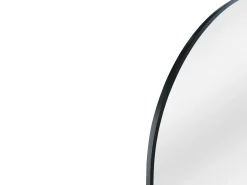Gran espejo arco de aluminio, L. 110 x A. 190 cm, Negro, OLYVEN