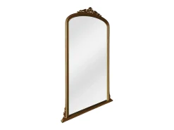 Gran espejo de madera de paulownia, L. 120 x Alt.190 cm, Dorado, MERRY