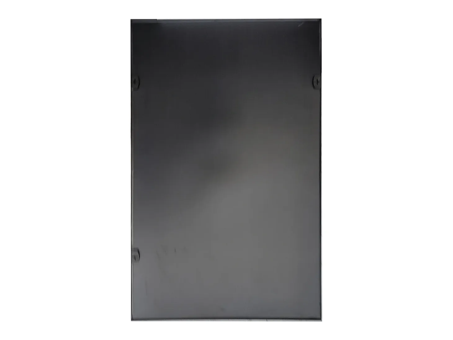 Gran espejo rectangular de aluminio An. 120 x Alt. 190 cm, Negro, MYRA