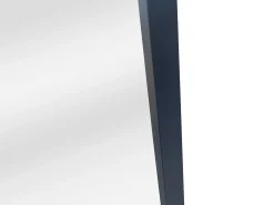 Gran espejo rectangular de aluminio An. 70 x Alt. 200 cm, Negro, MYRA