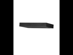 Guia - Aplique de pared LED Fabas Luce de aluminio - LED integrado IP20 Negro - 24 cm