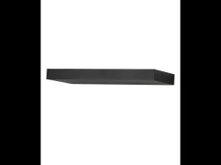 Guia - Aplique LED de pared Fabas Luce de aluminio - LED integrado IP20 Negro - 17 cm