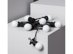 Guirnalda de Bombillas LED Solar Exterior Kuiper 7m Blanco
