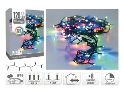 Guirnalda Exterior Cable Negro LED RGB 9m RGB