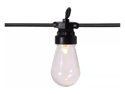 Guirnalda Exterior LED de 20 Bombillas Ayat 12.5m Blanco Cálido 2700K