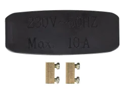 Guirnaldas para Exterior IP44 Cable Eléctrico Plano con Portalámparas E27 a Medida Negro 5 m
