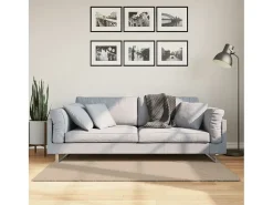 Hester Alfombra de pelo corto suave lavable HUARTE arena 80x150 cm