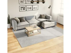 Hester Alfombra de pelo corto suave lavable HUARTE gris 200x280 cm
