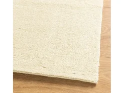 Hester Alfombra de pelo corto suave lavable HUARTE crema 120x120 cm