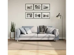 Hester Alfombra de pelo corto suave lavable HUARTE arena 160x230 cm