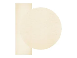 Hester Alfombra de pelo corto suave lavable HUARTE crema 80x250 cm
