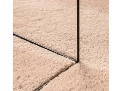 Hester Alfombra de pelo corto suave lavable HUARTE rosado 160x230 cm