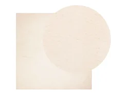 Hester Alfombra de pelo corto suave lavable HUARTE beige 200x200 cm
