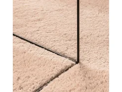 Hester Alfombra de pelo corto suave lavable HUARTE rosado 140x200 cm