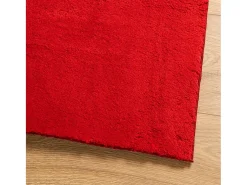 Hester Alfombra de pelo corto suave lavable HUARTE rojo 140x200 cm
