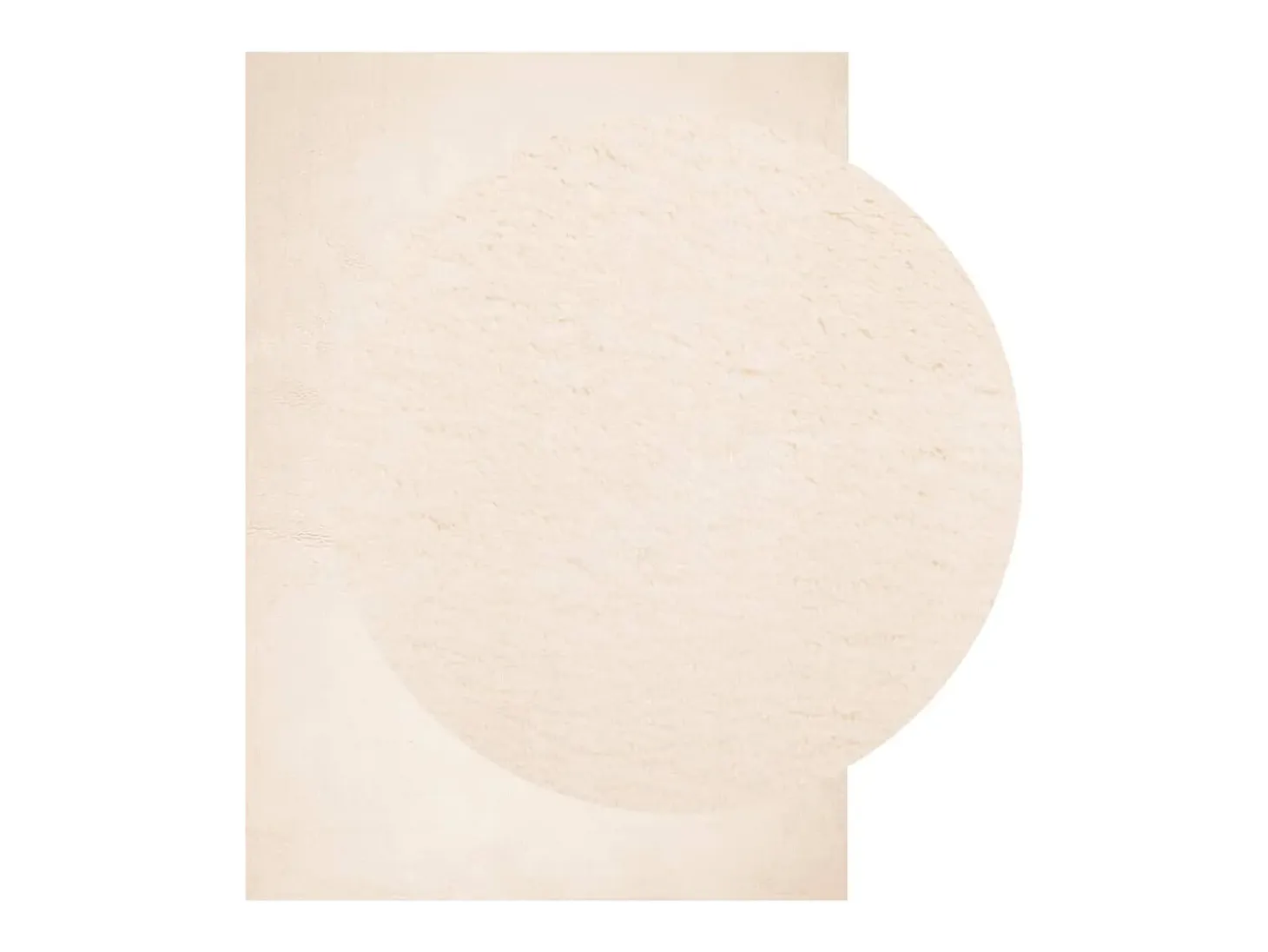 Hester Alfombra de pelo corto suave lavable HUARTE beige 140x200 cm