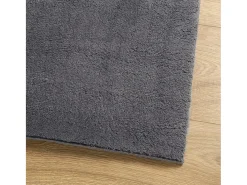 Hester Alfombra de pelo corto suave lavable HUARTE antracita 240x240cm