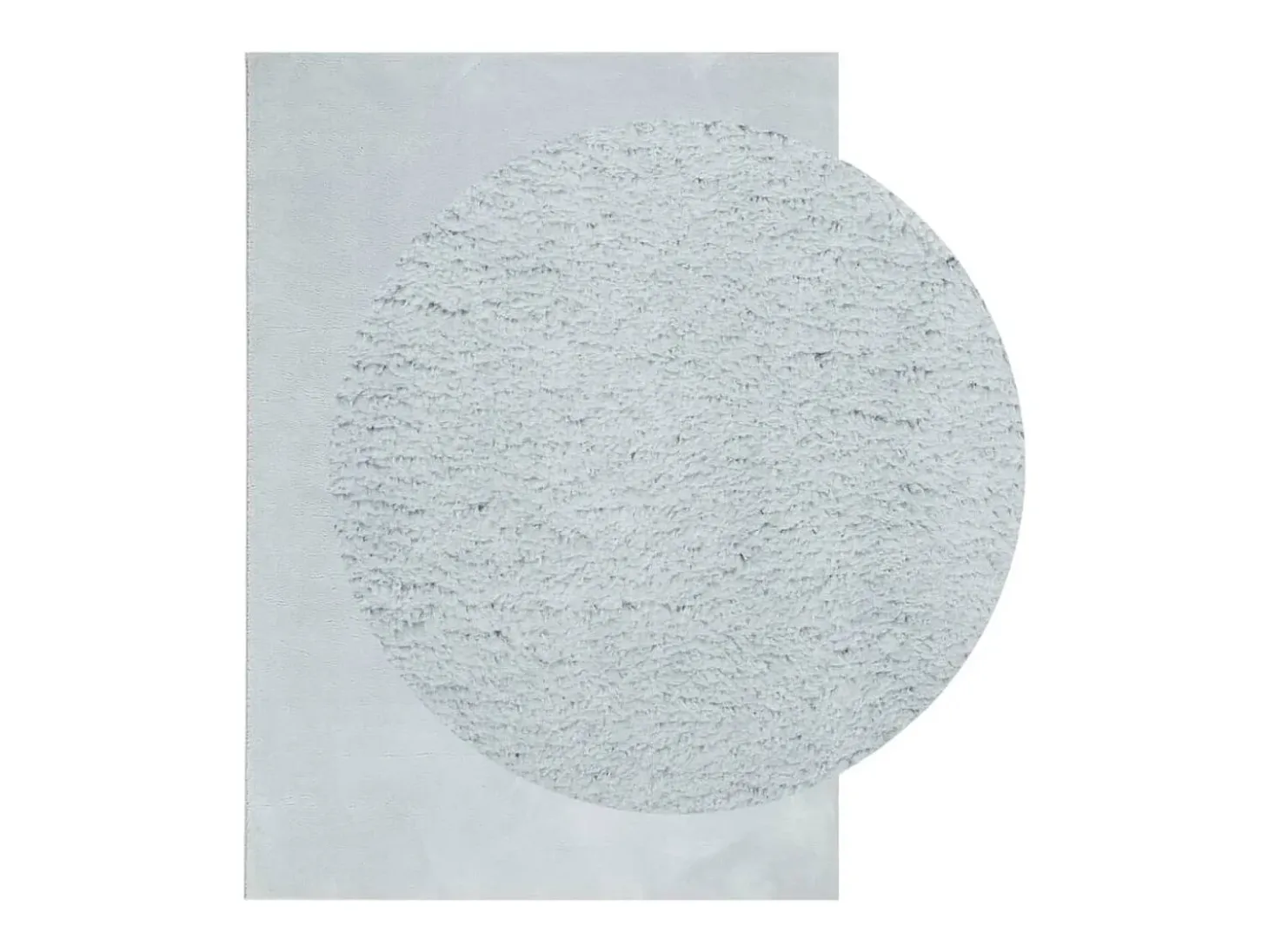 Hester Alfombra de pelo corto suave lavable HUARTE azul 160x230 cm