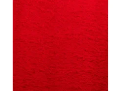 Hester Alfombra de pelo corto suave lavable HUARTE rojo 160x160 cm