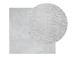 Hester Alfombra de pelo corto suave lavable HUARTE gris 240x240 cm