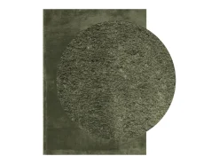 Hester Alfombra pelo corto suave lavable HUARTE verde bosque 140x200cm