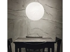 Ideal Lux CARTA - Lámpara colgante de techo Globe para interior 1 luz Blanca, E27