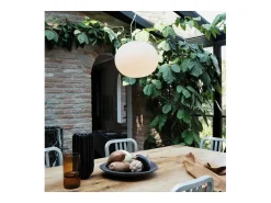 Ideal Lux COTTON Lámpara de techo colgante Globe blanca 40 cm