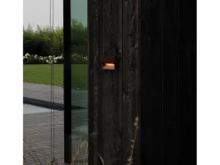 Ideal Lux DEDRA Aplique LED Integrado para Exterior Rectángulo Empotrado Café 160Lm 3000K IP65