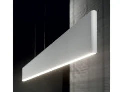 Ideal Lux Desk - Barra colgante de techo LED 1 luz Blanco