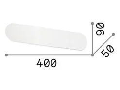 Ideal Lux ECHO Aplique Empotrado Led Integrado Blanco 40cm 3000K