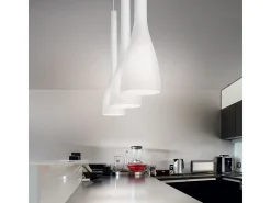 Ideal Lux Flut - Lámpara colgante de techo grande con 1 luz blanca, E27