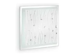 Ideal Lux Ocean - Luz de empotrar grande para interiores de 3 luces Transparente, E27