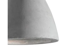 Ideal Lux Oil - 1 lámpara colgante de techo gris cemento, E27
