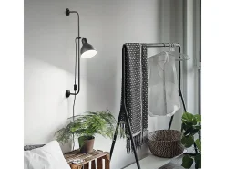 Ideal Lux Shower - 1 luz de pared, negro