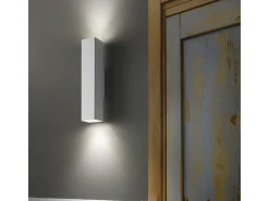 Ideal Lux Sky - Lámpara de pared 2 Light Up & Down Blanca, GU10