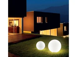 Ideal Lux Sole - 1 luz de suelo para exteriores blanca
