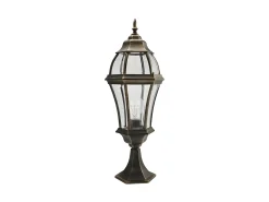 Iluminacion Para Jardin Sobremuro En Aluminio Becrux Dorado