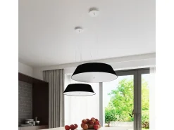 Incasso Cilindrico Nero 60cm E27 Plafón cilíndrico Negro 60cm E27
