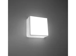 Incasso quadrato bianco 25cm E27 Lámpara de empotrar cuadrada Blanca 25cm E27
