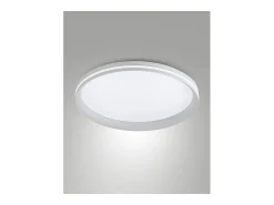 Isy - Fabas Luce Lámpara de techo LED de aluminio - LED integrado 52W IP20 Blanco