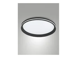 Isy - Fabas Luce Lámpara de techo LED de aluminio - LED integrado 52W IP20 Negro