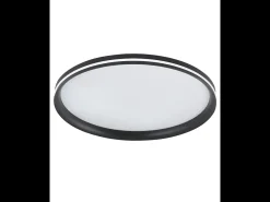 Isy - Fabas Luce Lámpara de techo LED de aluminio - LED integrado 52W IP20 Negro