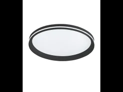 Isy - Fabas Luce Lámpara de techo LED de aluminio - LED integrado 52W IP20 Negro