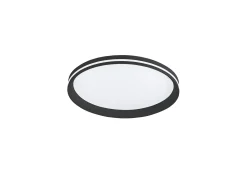 Isy - Fabas Luce Lámpara de techo LED de aluminio - LED integrado 64W IP20 Negro