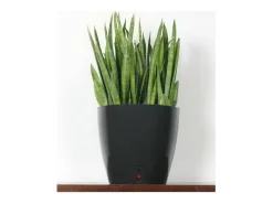 Jardinera redonda para flores - Plástico Ø 31 cm - Azul